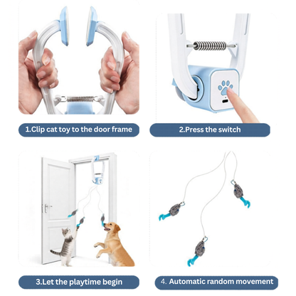 The Pounce Buddy™ — Keep Your Cat Happy, Stimulated & Out of Trouble.    (Even When You're Not Home)