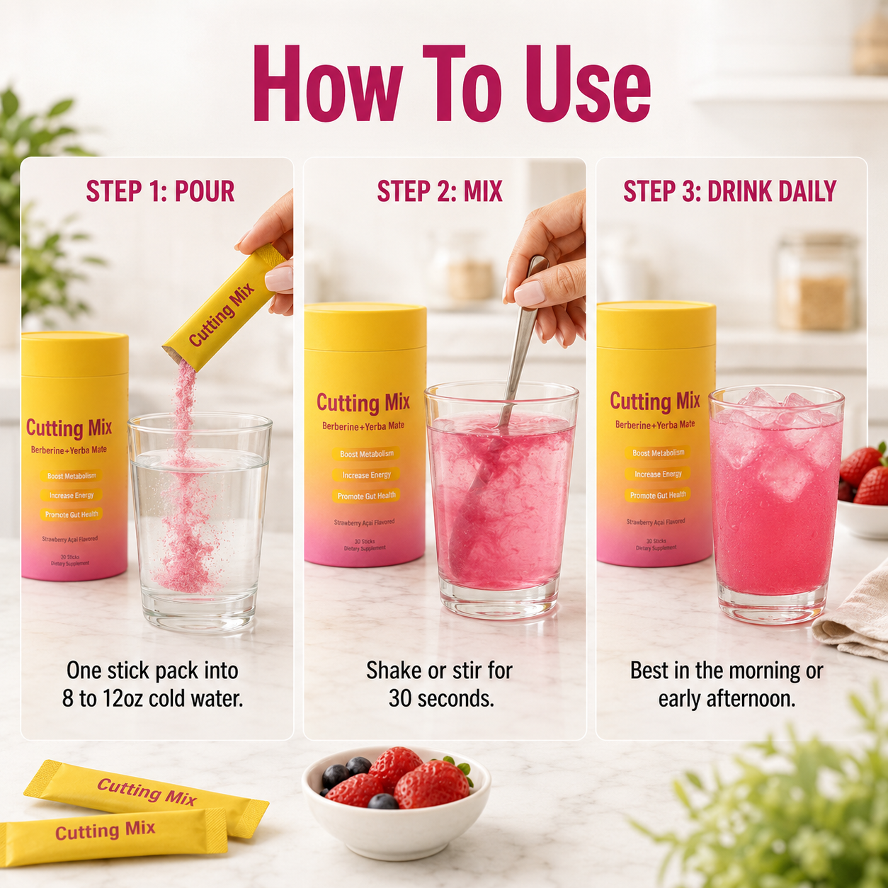 BERBERINE + YERBA MATE CUTTING MIX